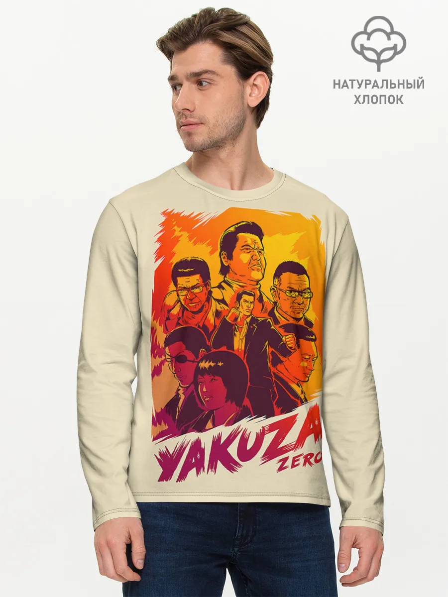 Мужской лонгслив базовый / Ykuza Zero
