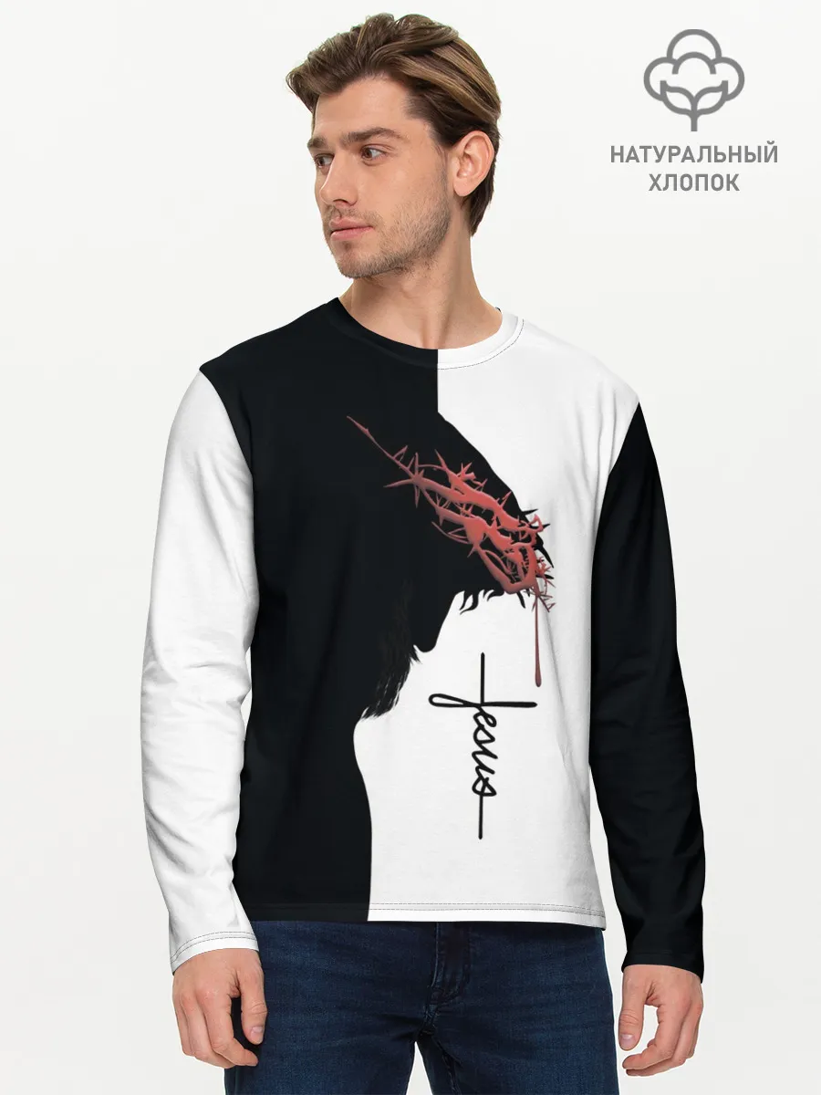 Мужской лонгслив базовый / Смирение