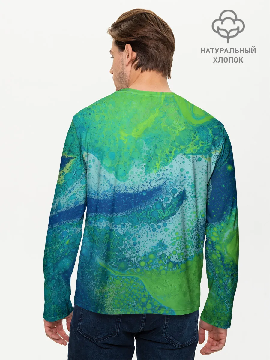 Мужской лонгслив базовый / Художественная Тина