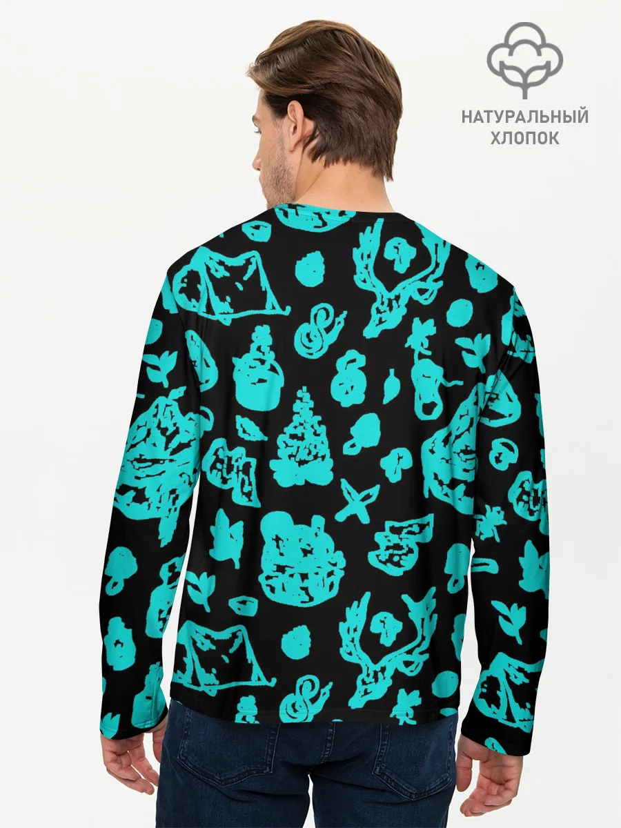 Мужской лонгслив базовый / Поход