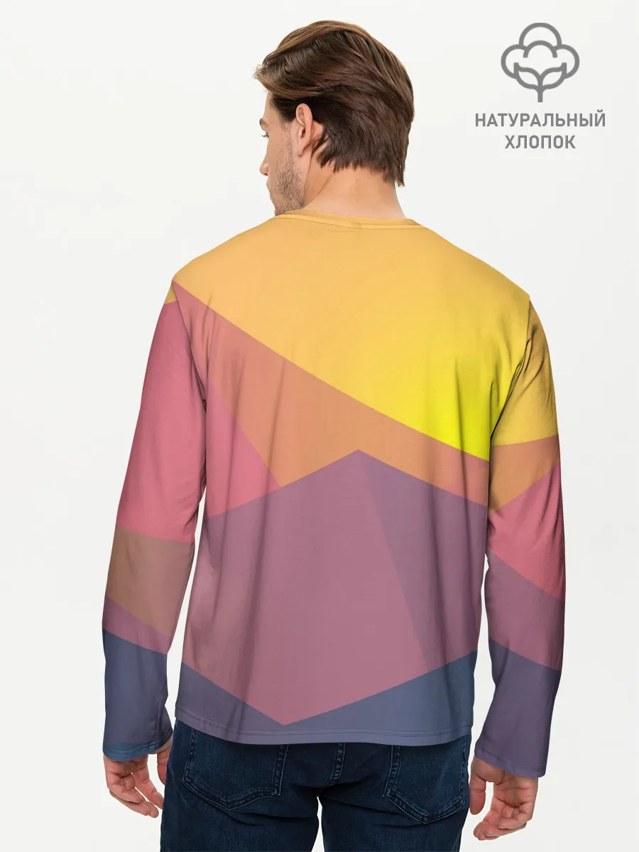 Мужской лонгслив базовый / Векторный Египет