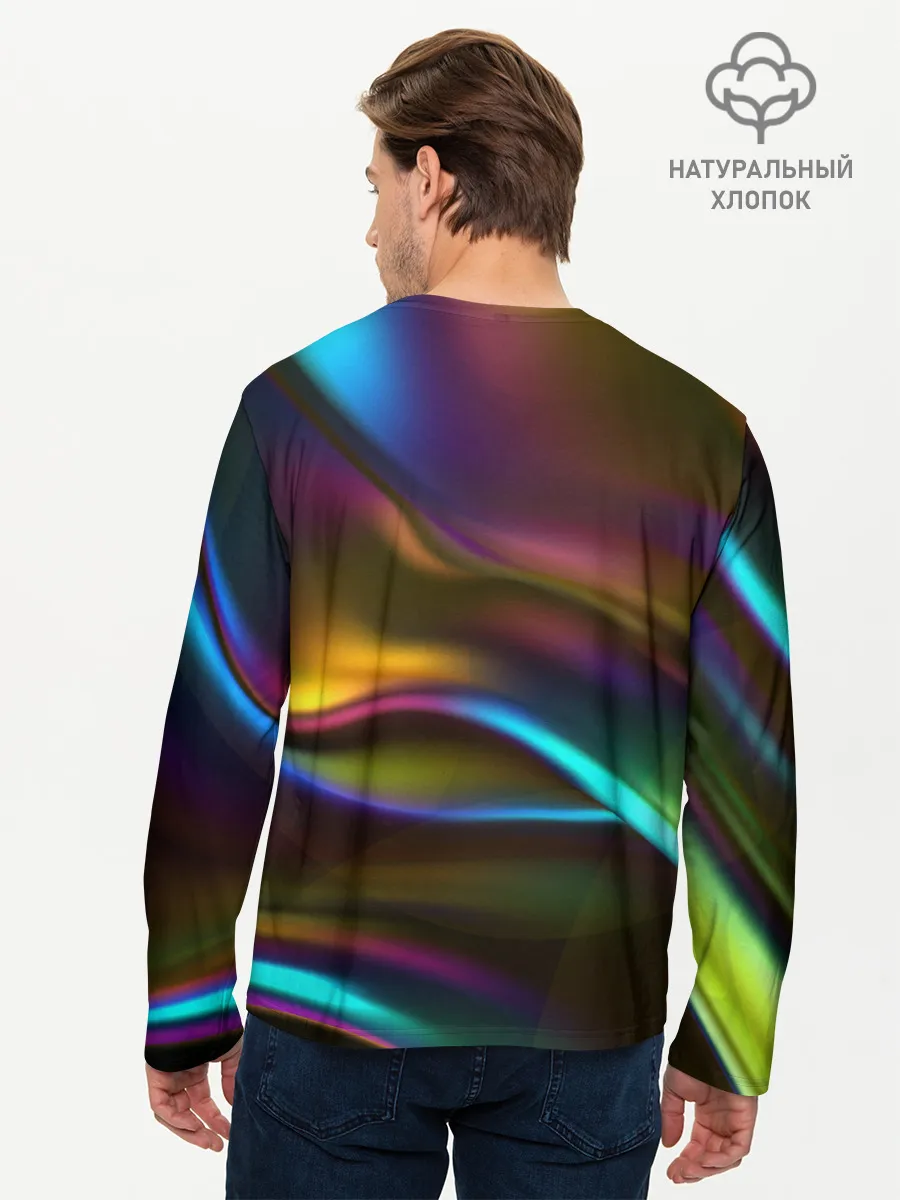 Мужской лонгслив базовый / Градиент