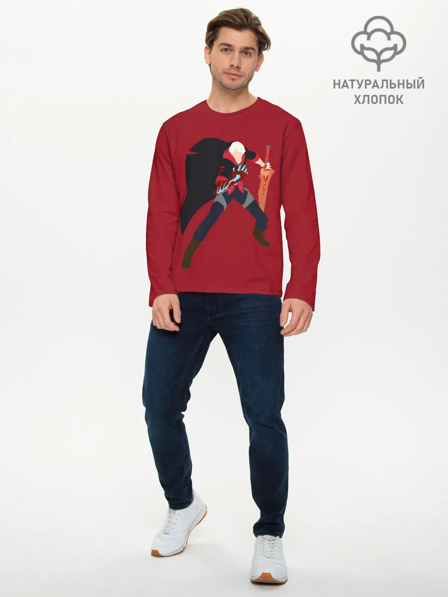 Мужской лонгслив базовый / Nero | DMC