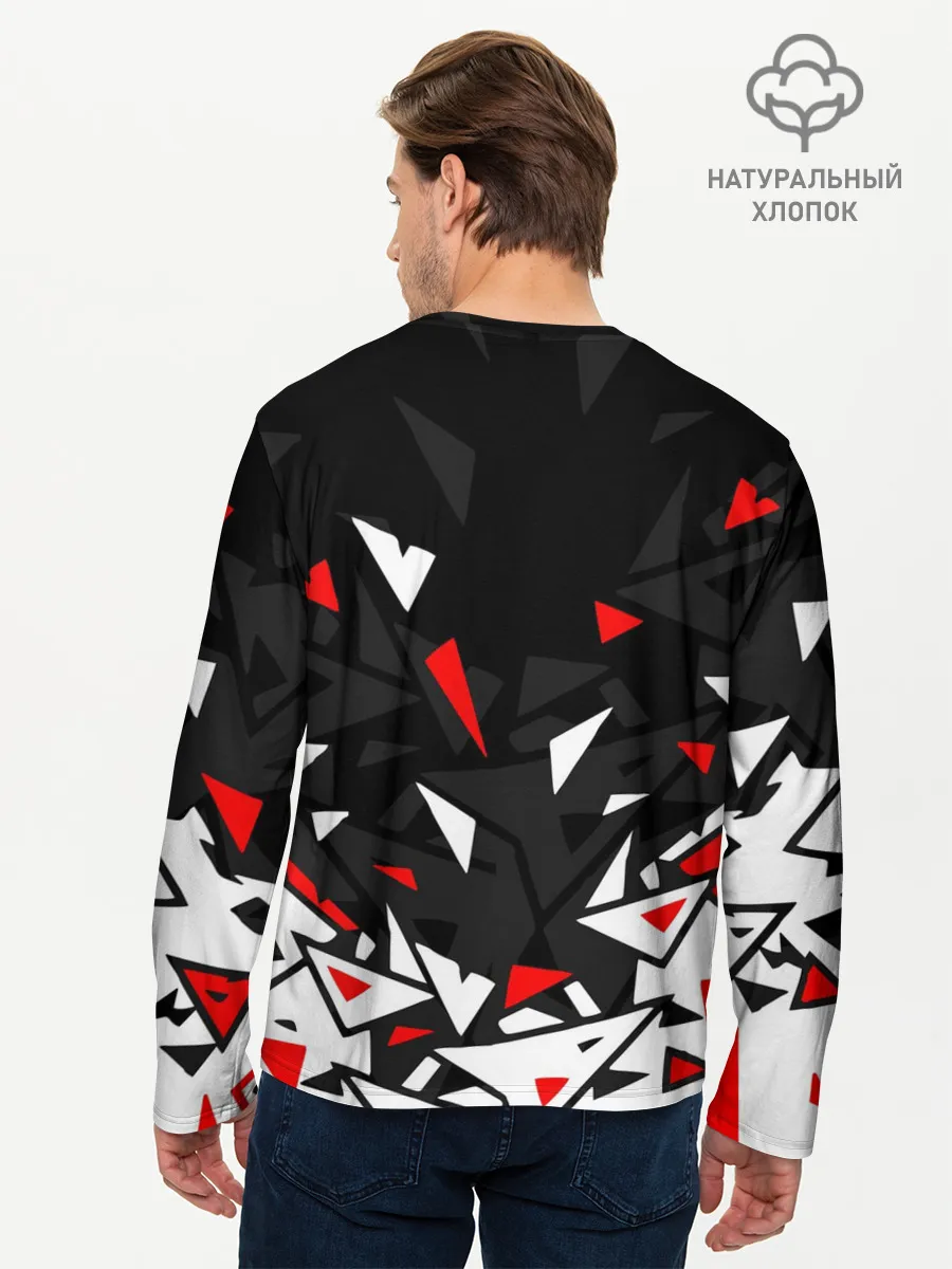 Мужской лонгслив базовый / NISSAN / НИССАН / ОСКОЛКИ