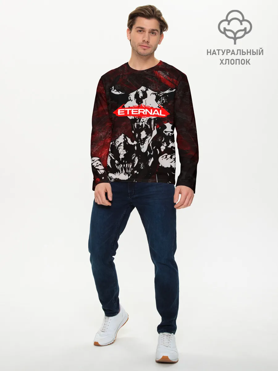 Мужской лонгслив базовый / DOOM ETERNAL DEMONS