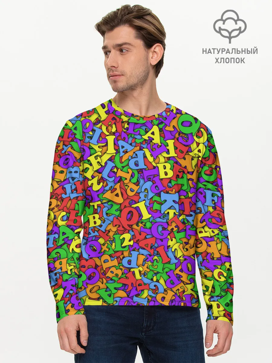 Мужской лонгслив базовый / LGBTQQICAPF2K+