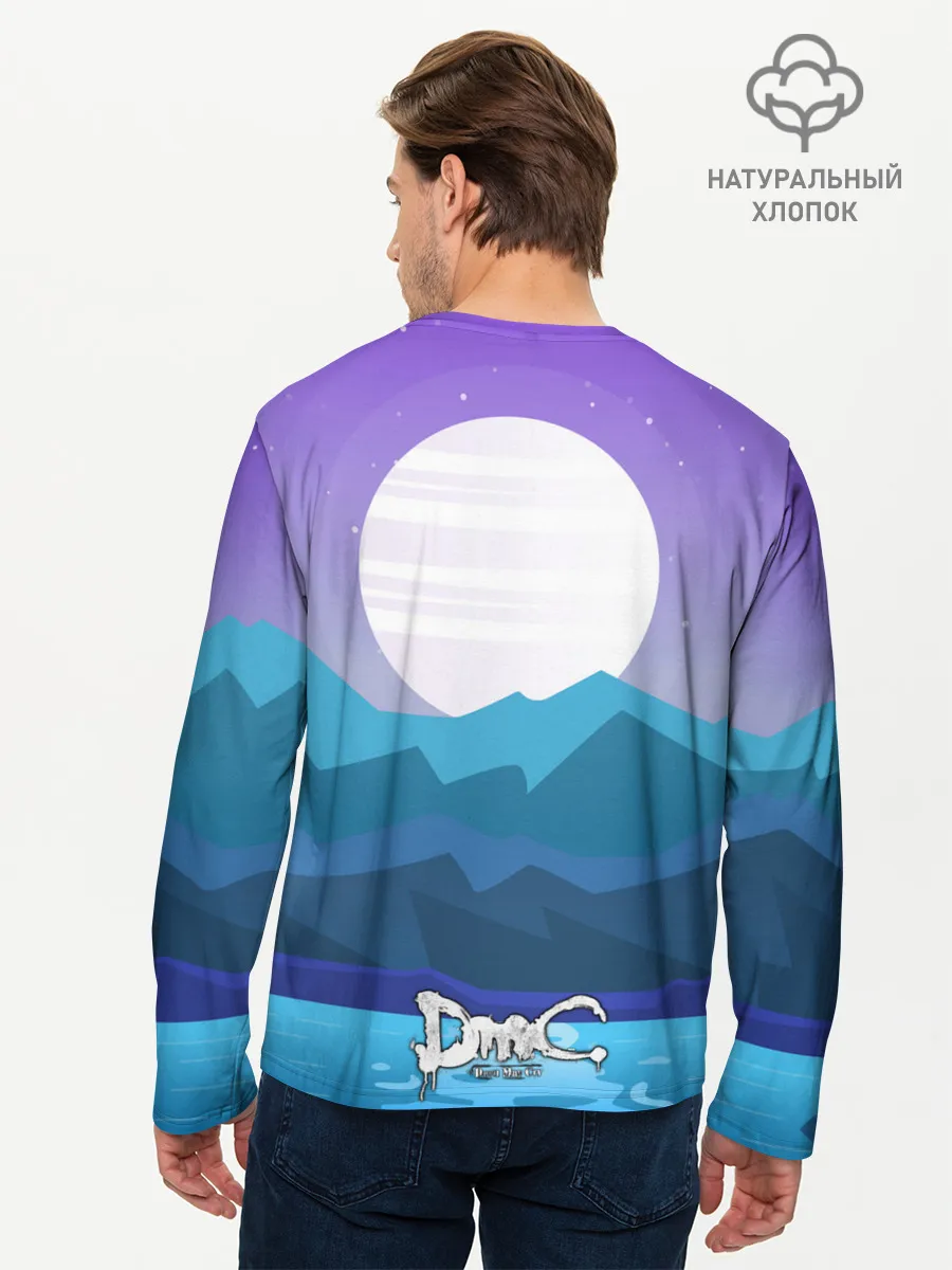 Мужской лонгслив базовый / Nero anime