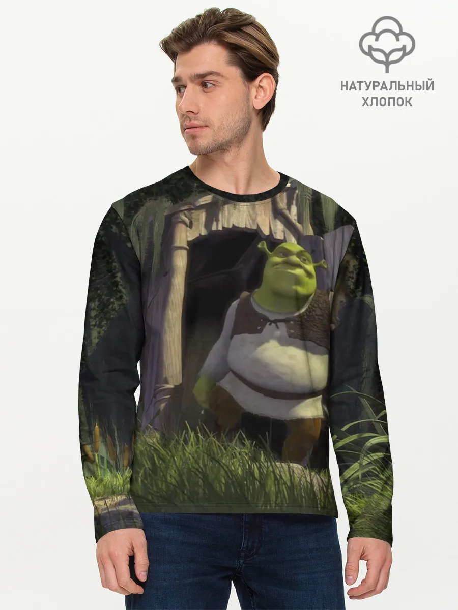 Мужской лонгслив базовый / Somebody Once Told Me