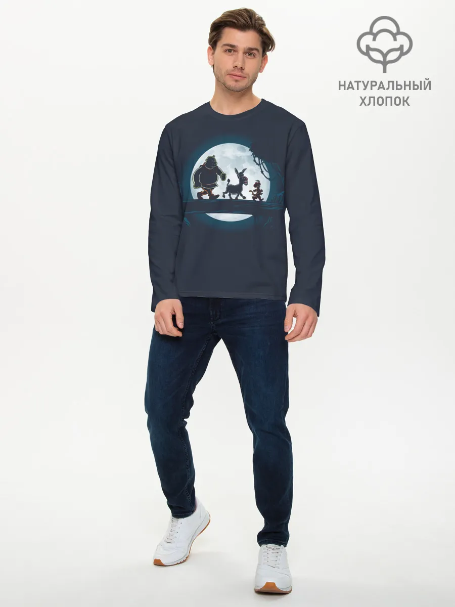 Мужской лонгслив базовый / Шрек | Shrek