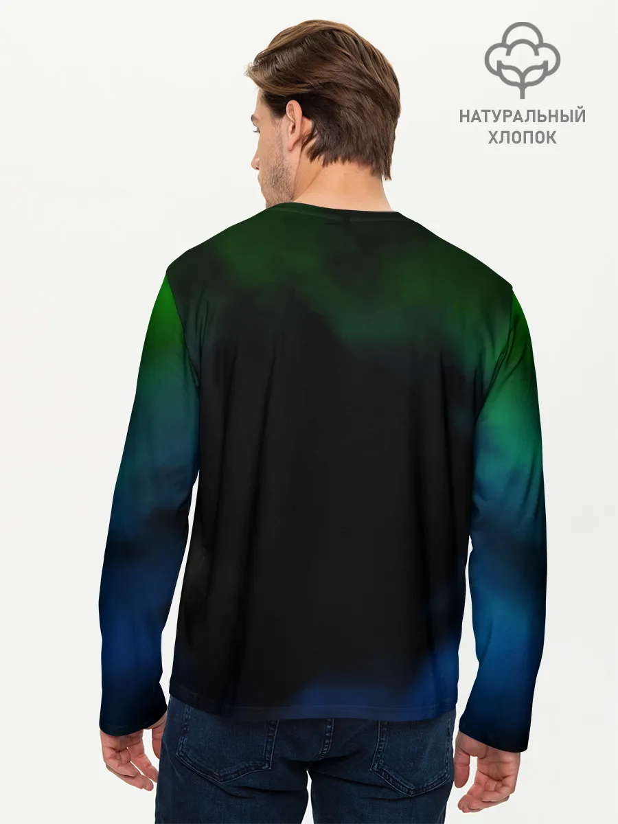 Мужской лонгслив базовый / Гию и Танджиро Kimetsu no Yaiba