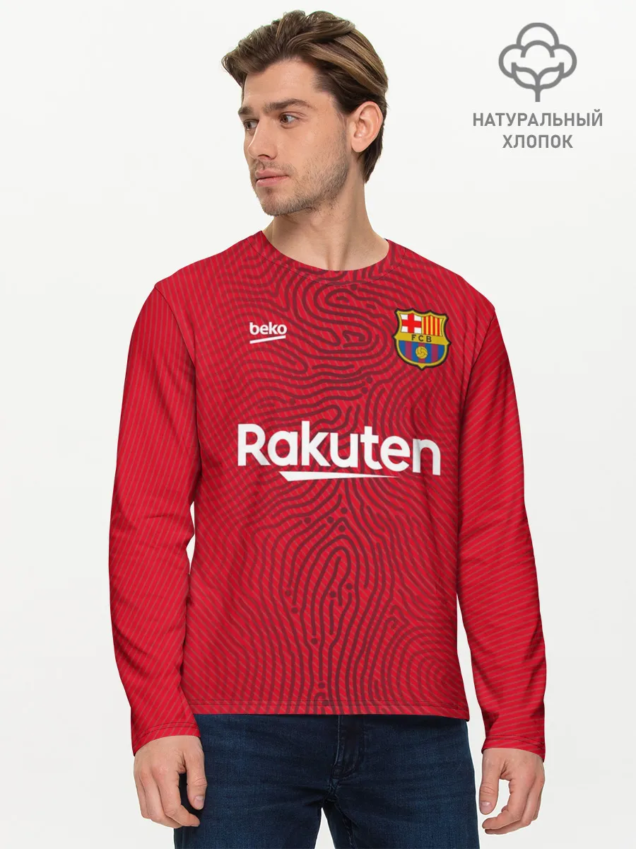 Мужской лонгслив базовый / FC Barcelona | Goalkeeper 2021/22