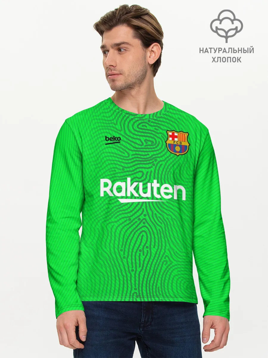Мужской лонгслив базовый / FC Barcelona | Goalkeeper 2021/22