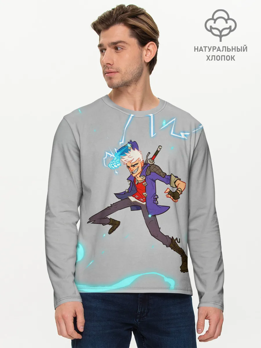 Мужской лонгслив базовый / Арт Неро