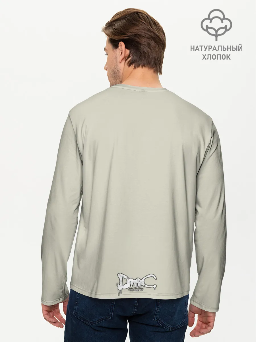 Мужской лонгслив базовый / V Big head