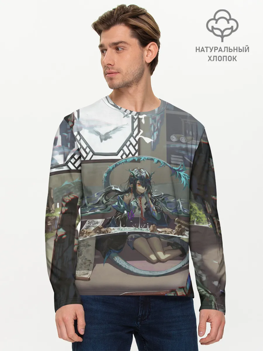 Мужской лонгслив базовый / Arknights Clay