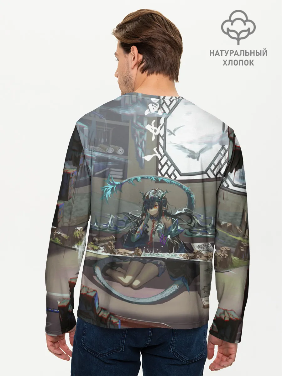 Мужской лонгслив базовый / Arknights Clay