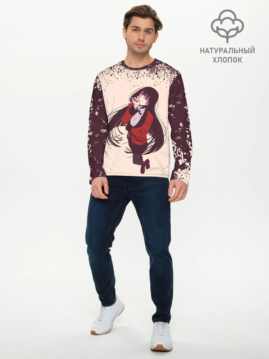 Мужской лонгслив базовый / Kakegurui | Yumeko Jabami