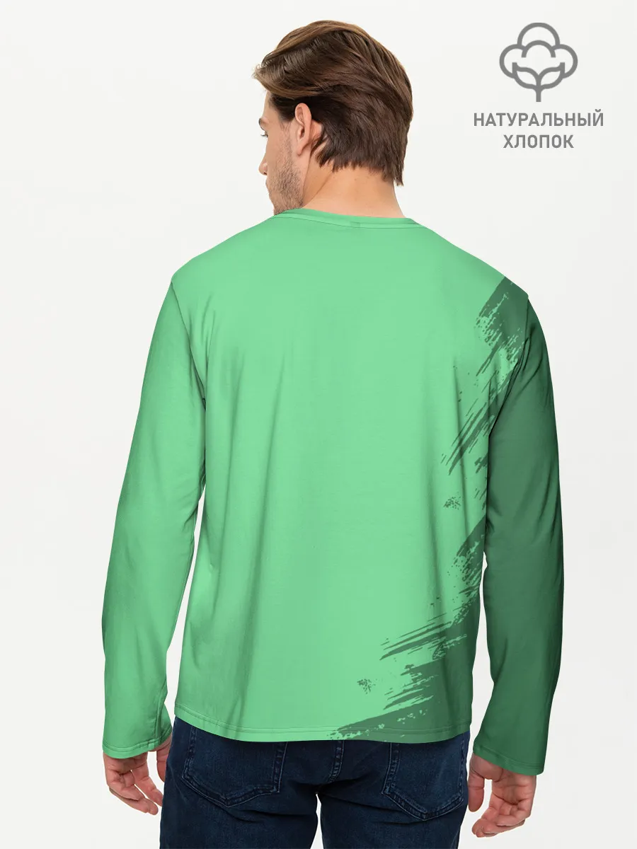 Мужской лонгслив базовый / Танджиро Камадо Kimetsu no Yaiba