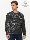 Мужской лонгслив базовый / ART SKULL