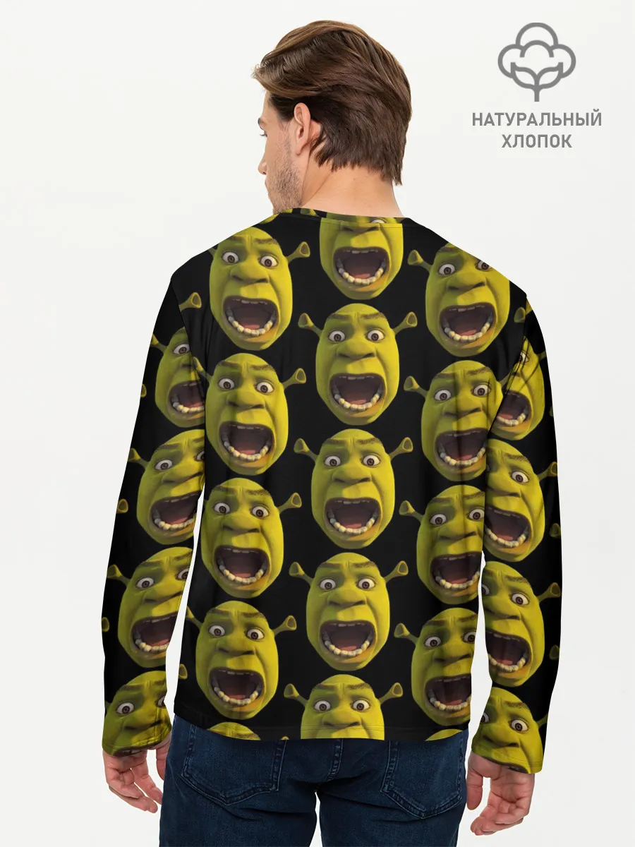 Мужской лонгслив базовый / ШРЕК НАВСЕГДА