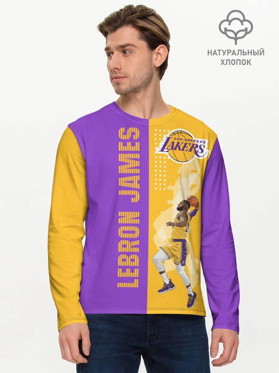 Мужской лонгслив базовый / Леброн NBA