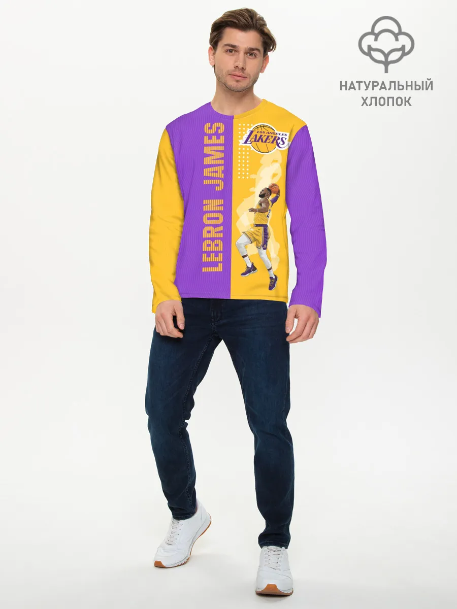 Мужской лонгслив базовый / Леброн NBA