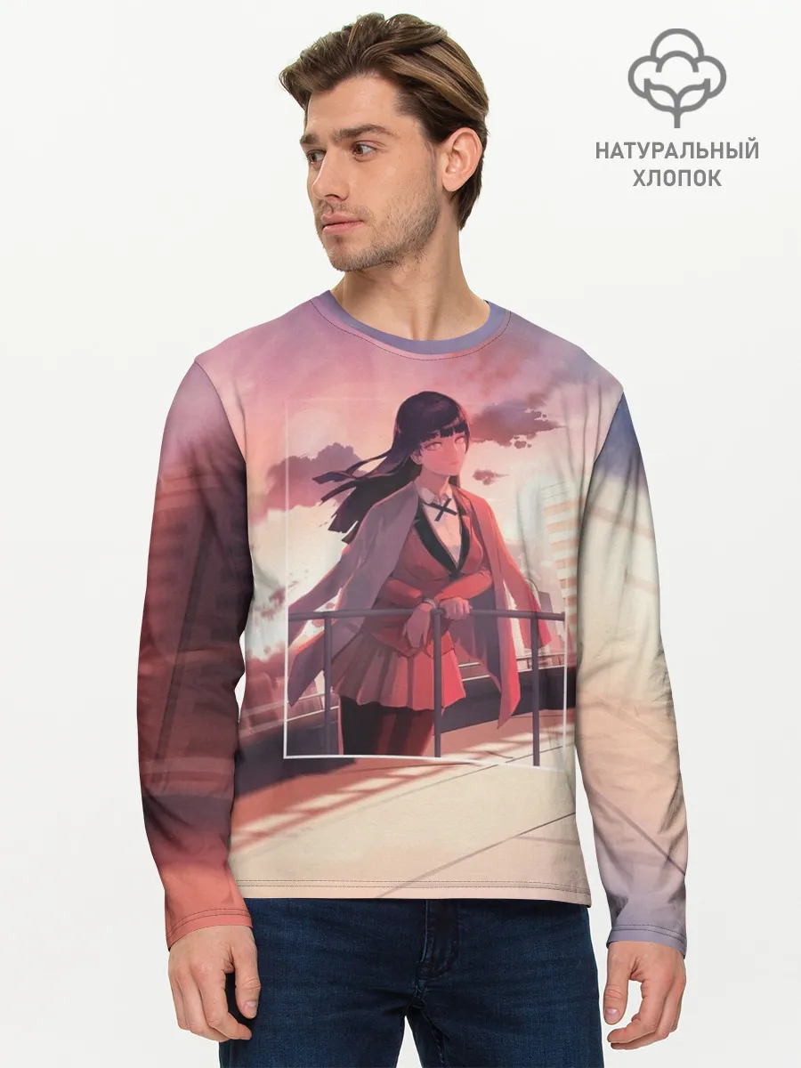 Мужской лонгслив базовый / Kakegurui Yumeko Jabami art