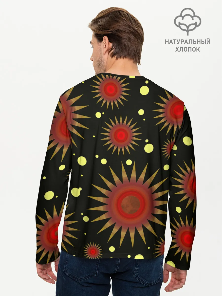 Мужской лонгслив базовый / солнце | Sun