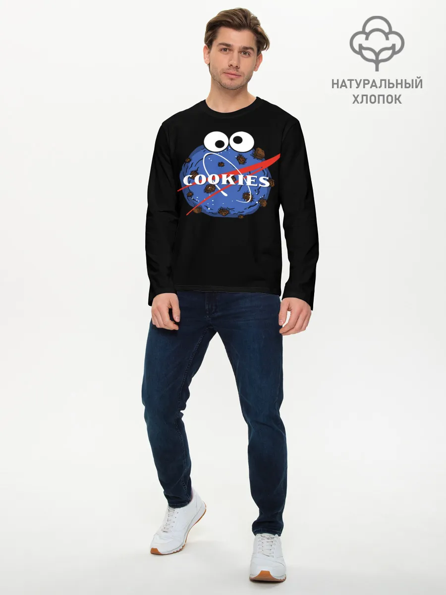 Мужской лонгслив базовый / Cookies