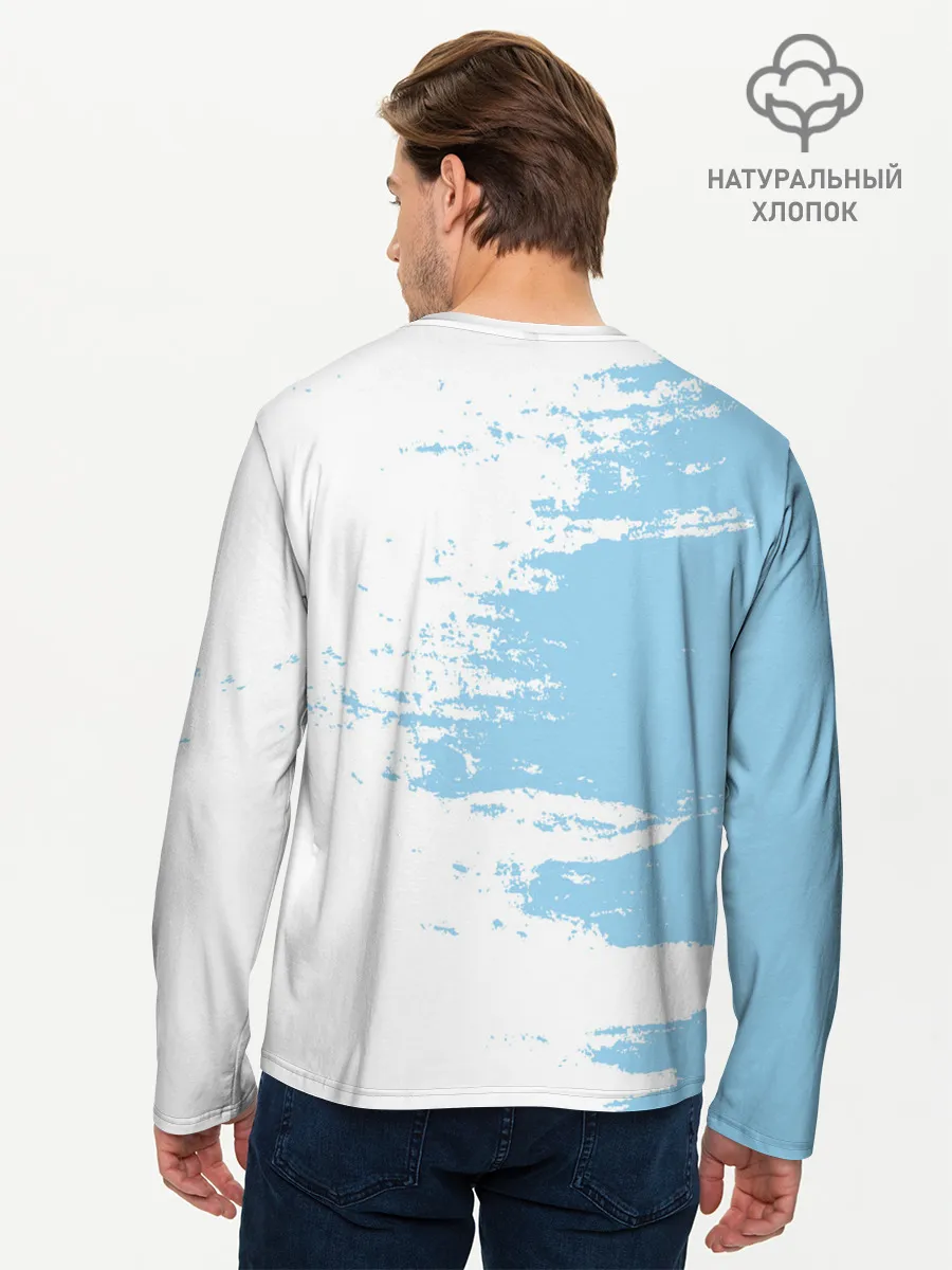 Мужской лонгслив базовый / Сборная Уругвая