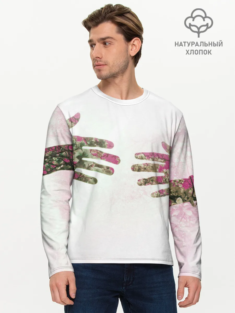 Мужской лонгслив базовый / HANDS