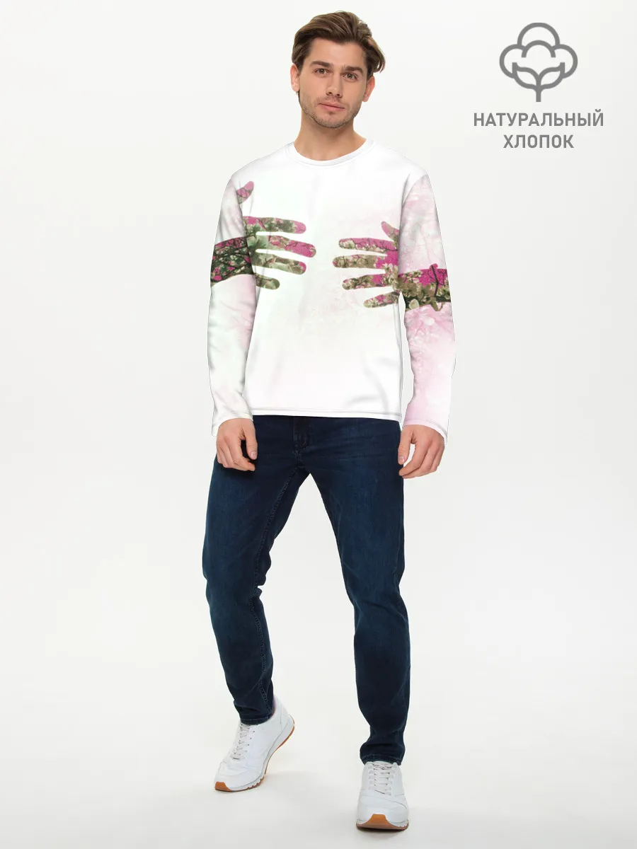 Мужской лонгслив базовый / HANDS