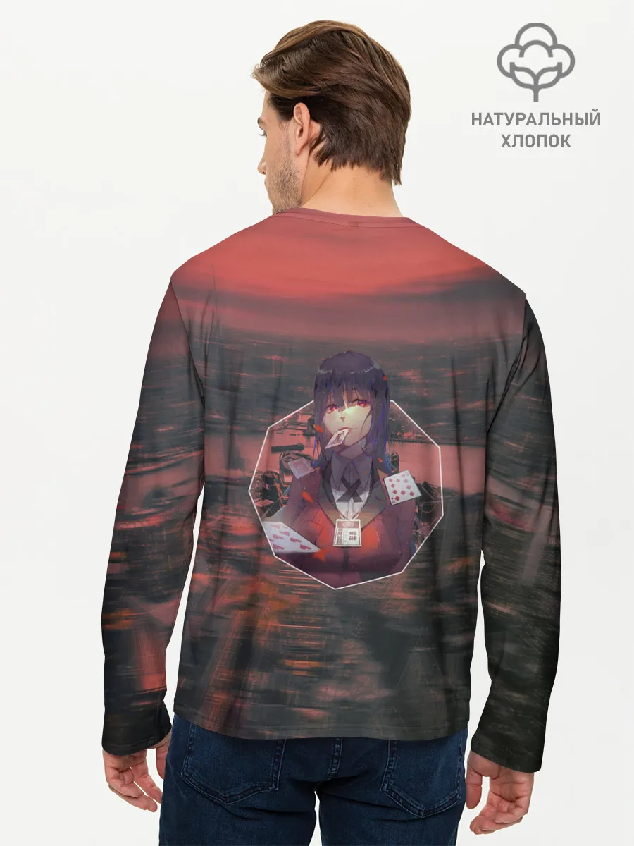 Мужской лонгслив базовый / Kakegurui Yumeko Jabami art