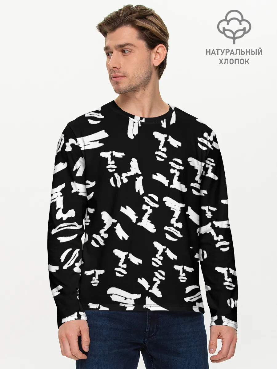 Мужской лонгслив базовый / yaranaika face