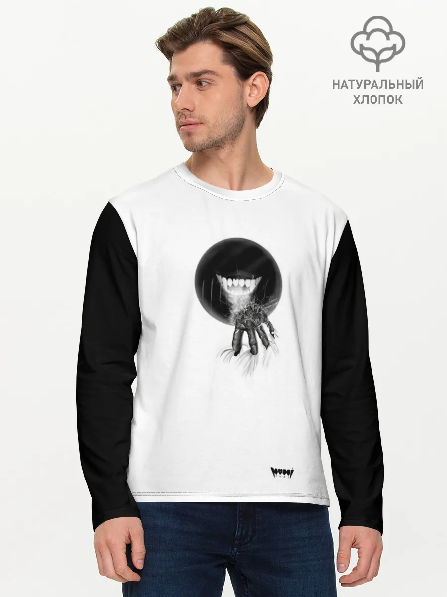 Мужской лонгслив базовый / Yami: cell 3D
