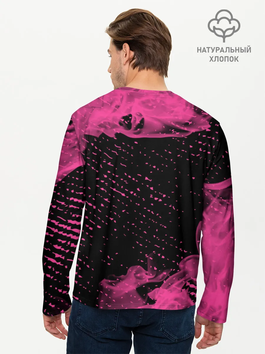 Мужской лонгслив базовый / Свободу Лелушу - Пламя