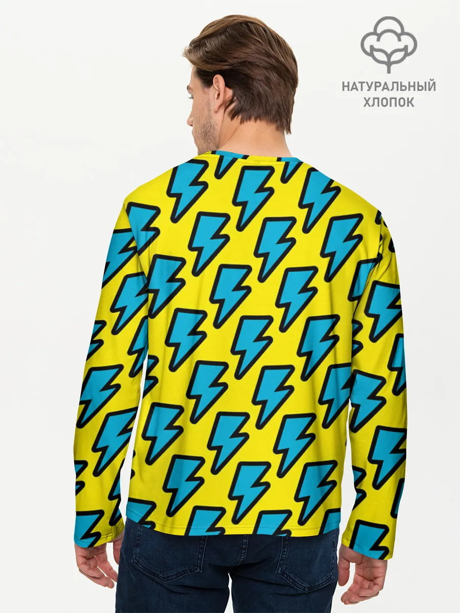 Мужской лонгслив базовый / Молнии