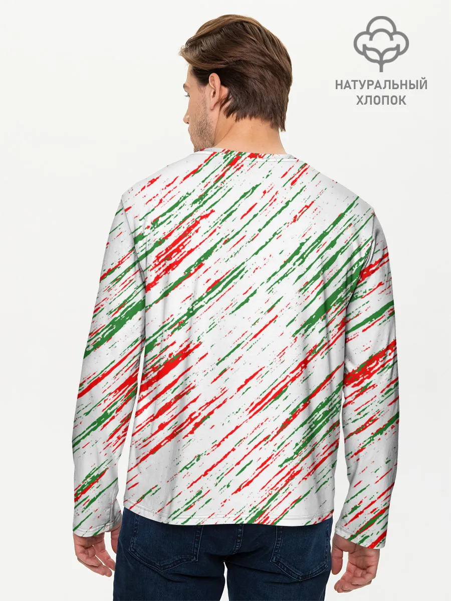 Мужской лонгслив базовый / Сборная Нигерии