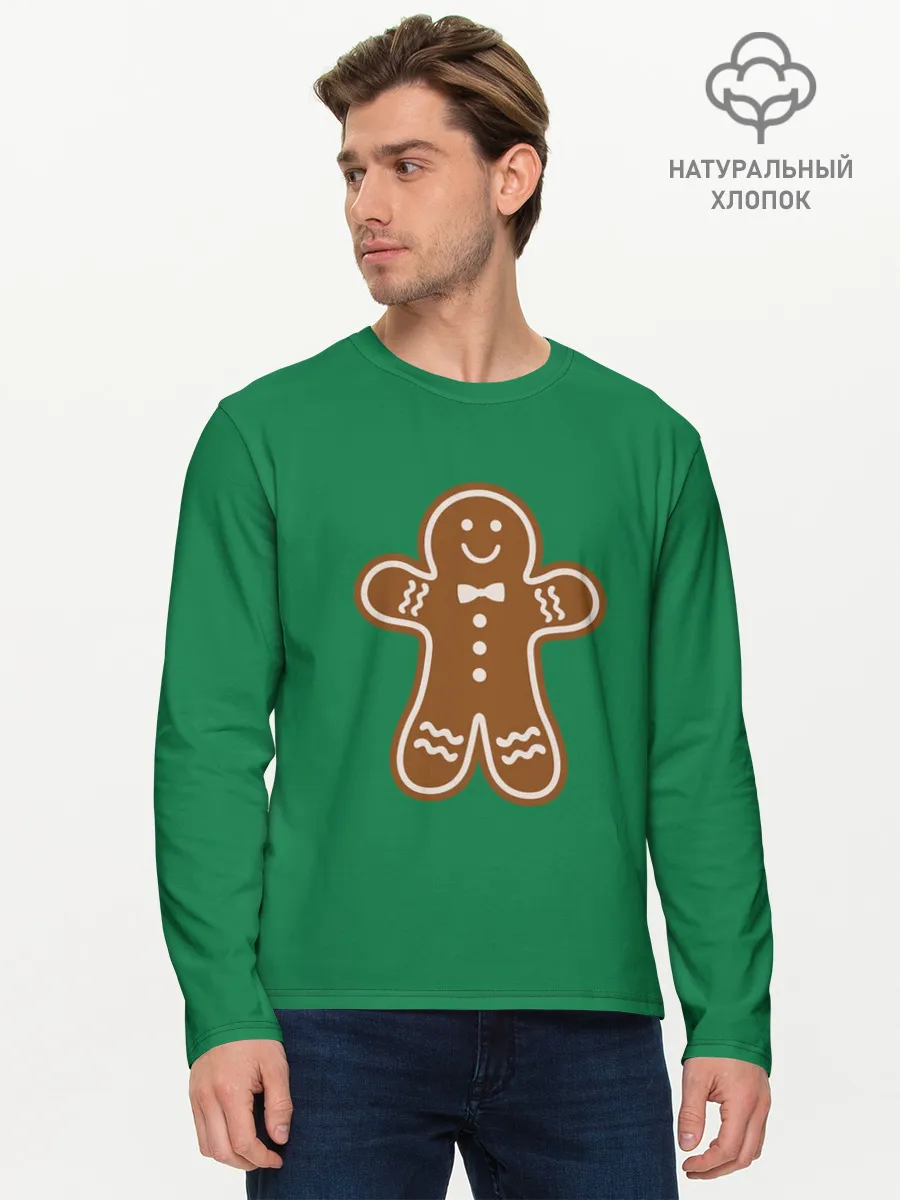 Мужской лонгслив базовый / Пряня. Шрек