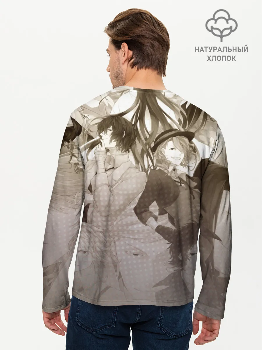 Мужской лонгслив базовый / Чуя Накахара