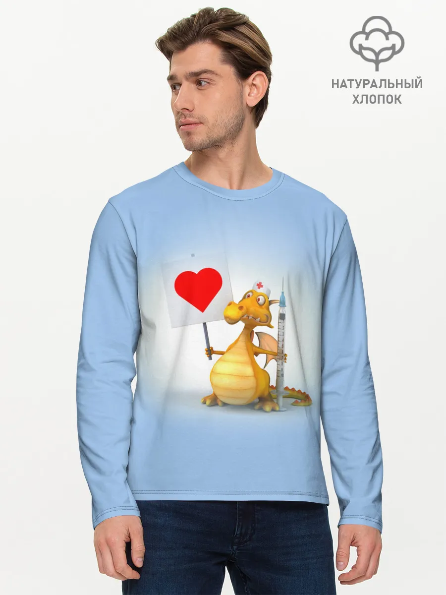 Мужской лонгслив базовый / Dragon doc | Доктор драго