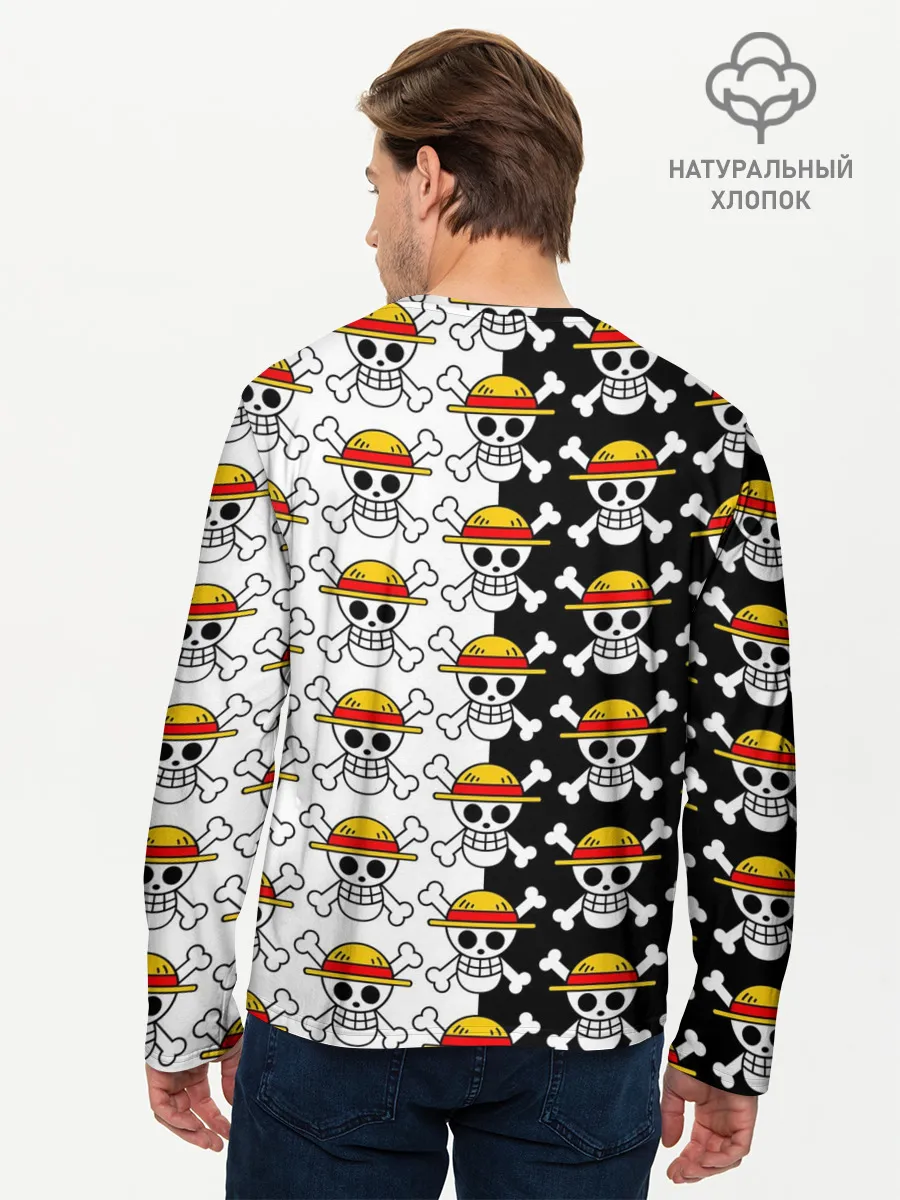 Мужской лонгслив базовый / ONE PIECE / ВАН ПИС / УЗОР