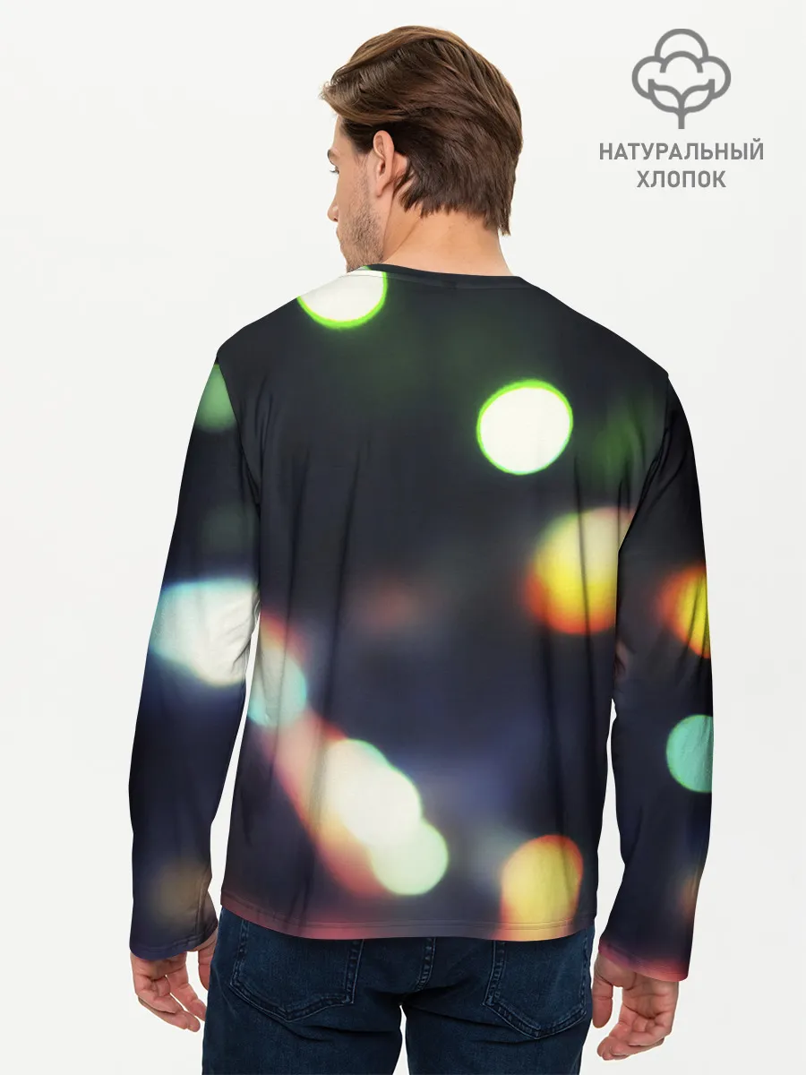 Мужской лонгслив базовый / NIGHT | НОЧЬ