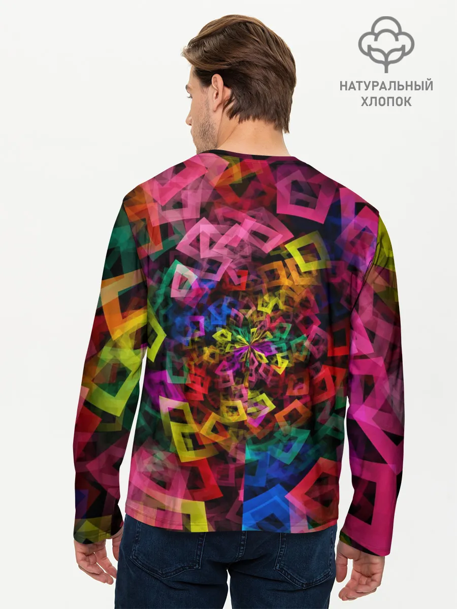 Мужской лонгслив базовый / Калейдоскоп