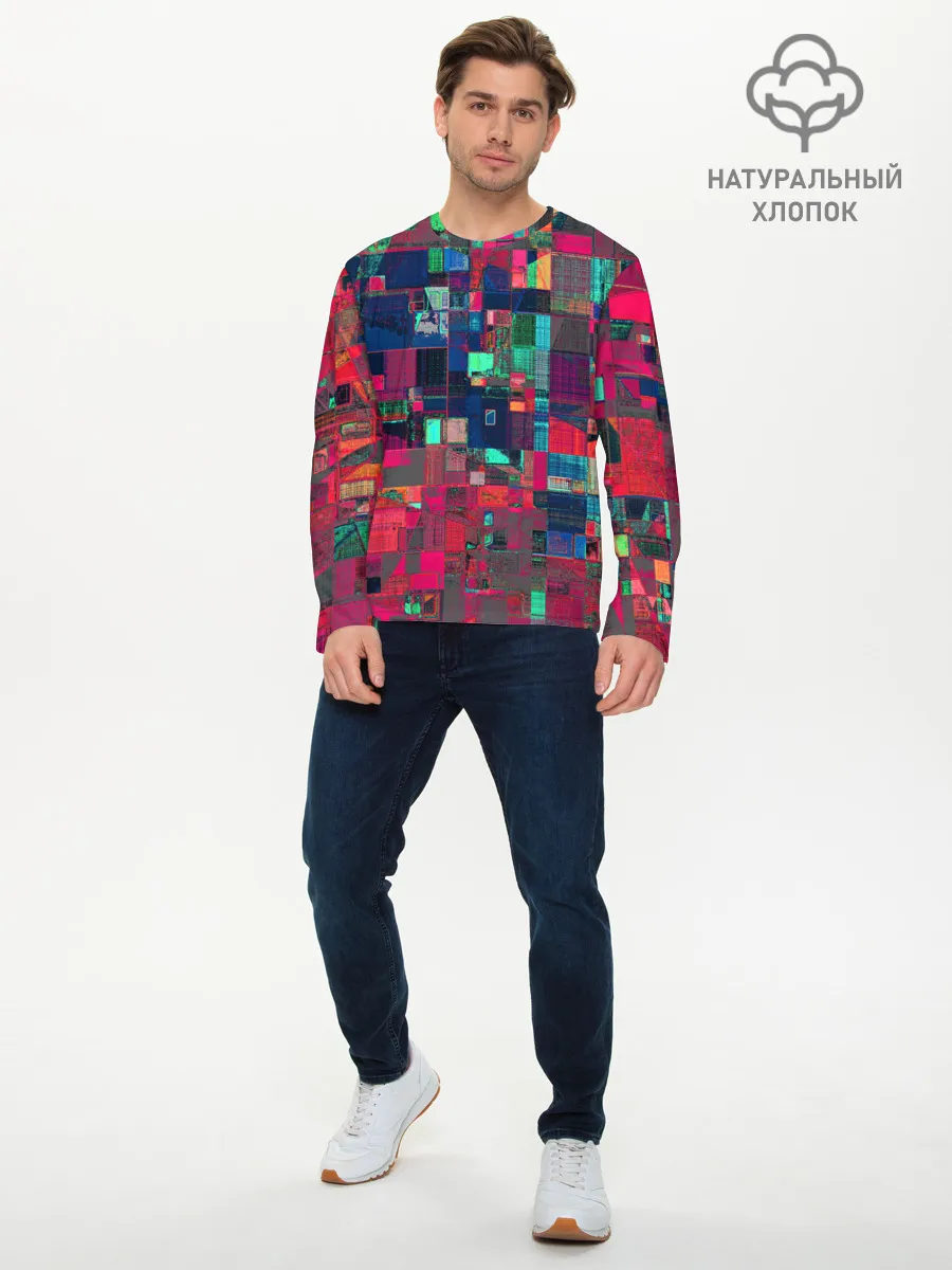 Мужской лонгслив базовый / HAPPY WINDOWS