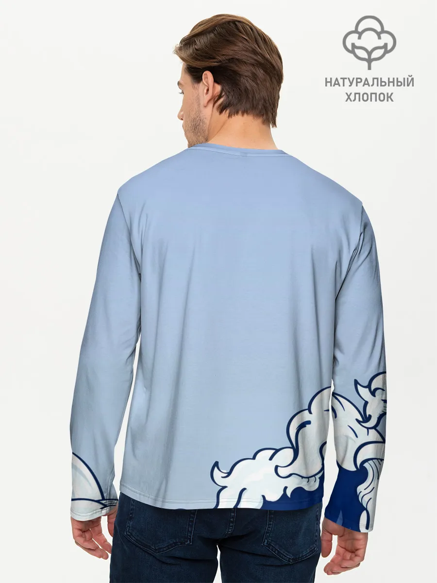 Мужской лонгслив базовый / Маски из Клинок, рассекающий демонов