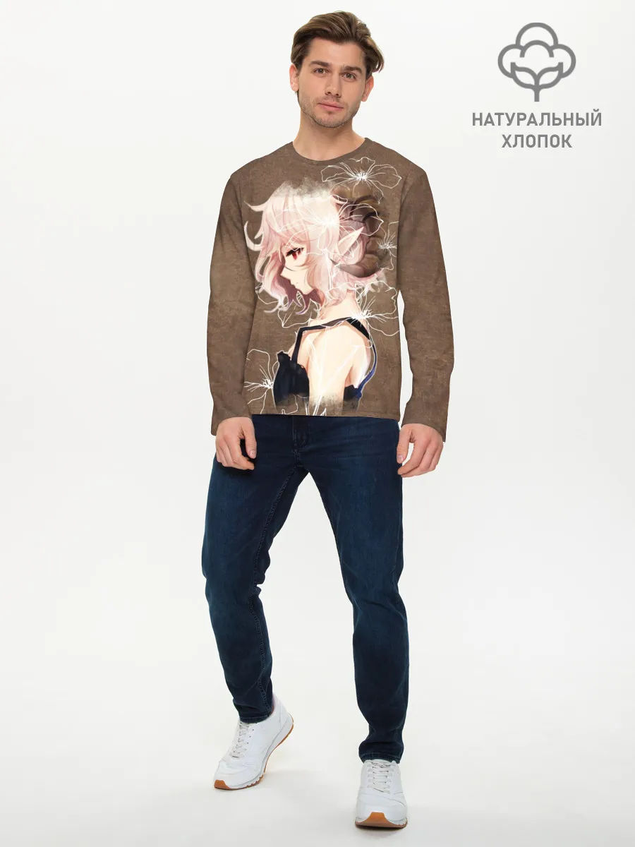 Мужской лонгслив базовый / Chica demonio. Ангелы и демоны