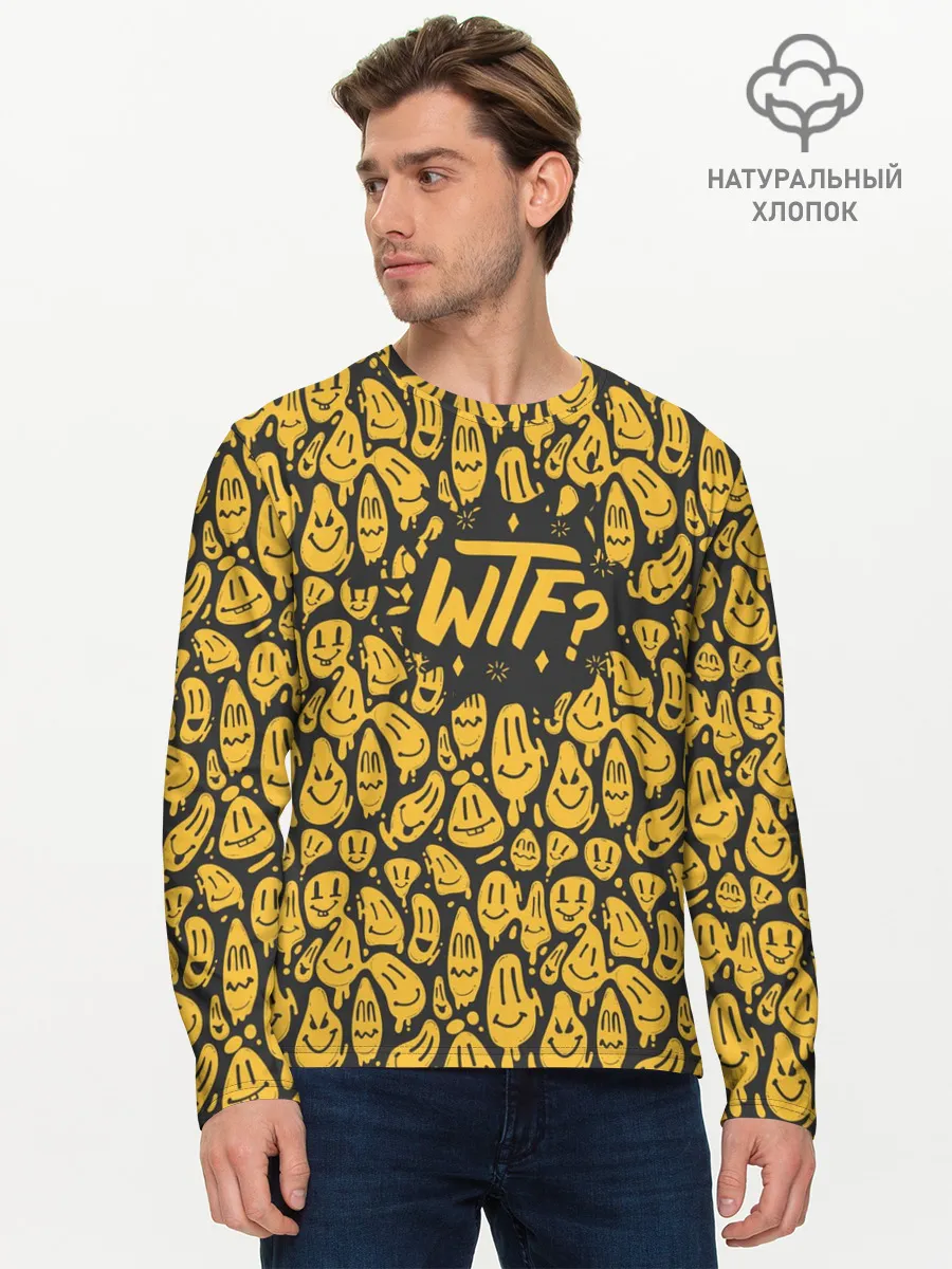 Мужской лонгслив базовый / WTF