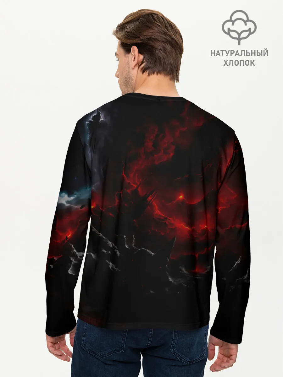 Мужской лонгслив базовый / Kisatsutia Kimetsu no Yaiba