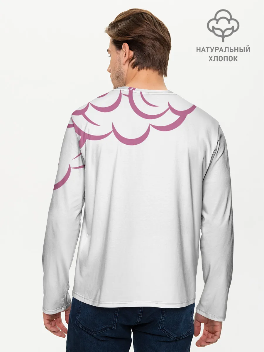 Мужской лонгслив базовый / Гию и Незуко Kimetsu no Yaiba